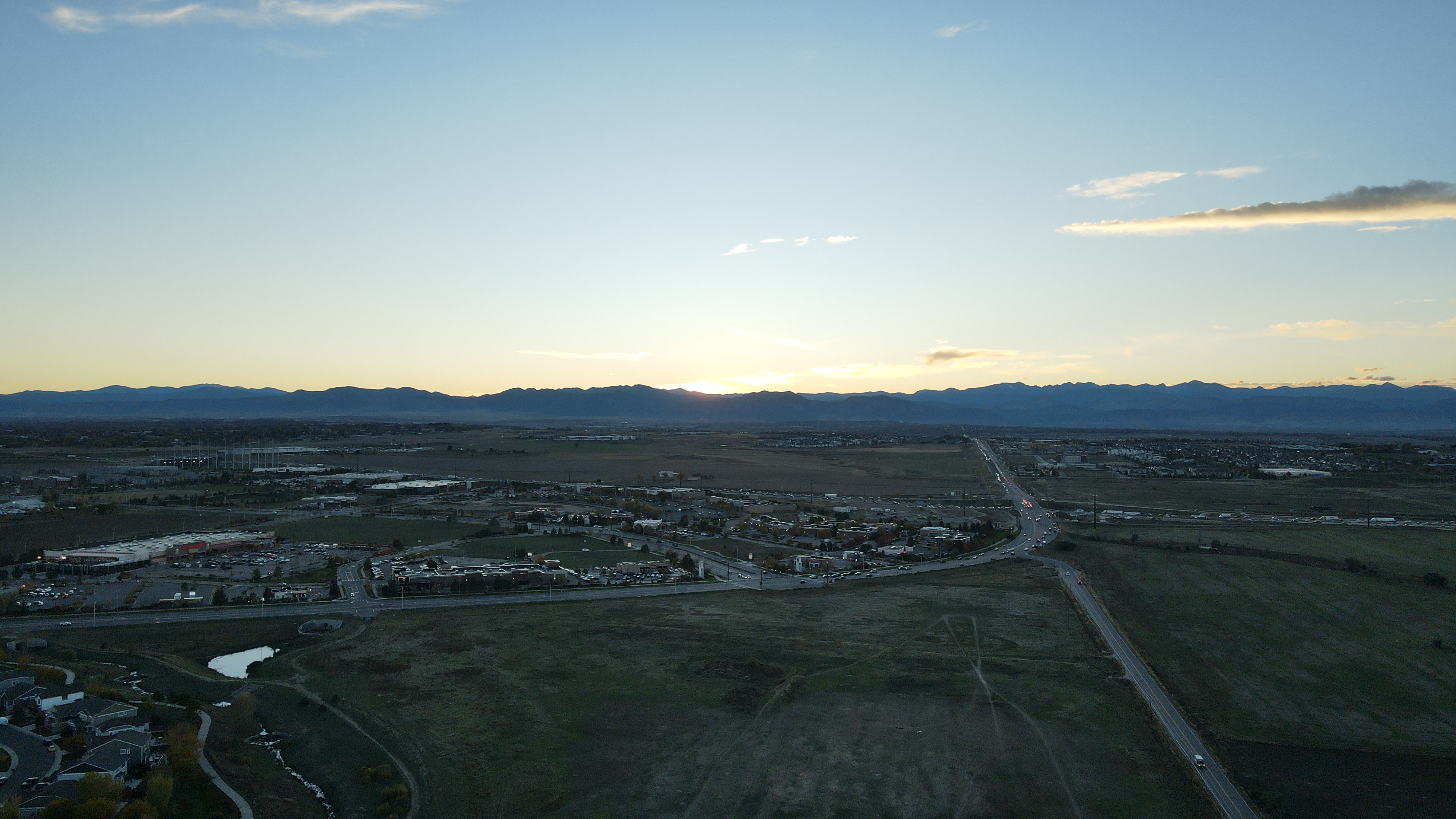 Cloudy Colorado morning before the sun